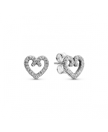 Pendientes Pandora Remolinos de Corazón - 297099CZ