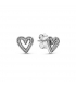 Pendientes Pandora Corazones Brillantes - 298685C01