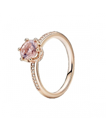 Anillo Pandora Rose Corona Rosa Brillante - 188289C01-54