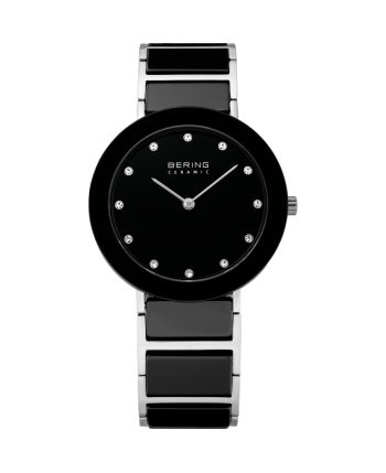 Reloj Bering Mujer Cerámica Negra Acero - 11435-749