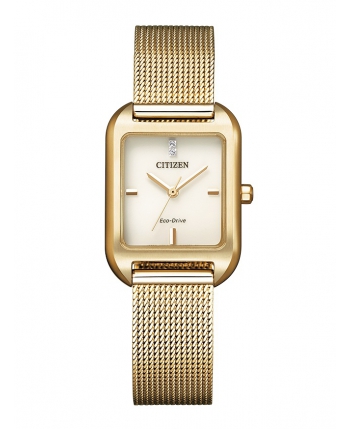 Reloj Citizen Eco Drive Lady Square Chapado - EM0493-85P