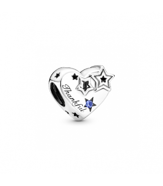 Charm Pandora Corazón Agradecido y Estrellas - 799527C01
