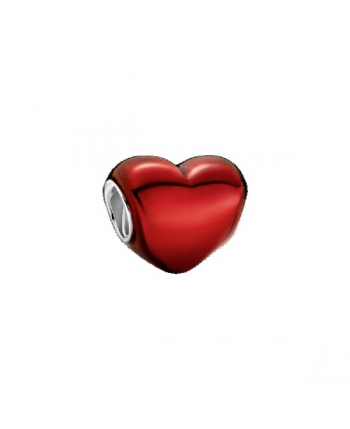 Charm Pandora Corazón Rojo Metálico - 799291C02