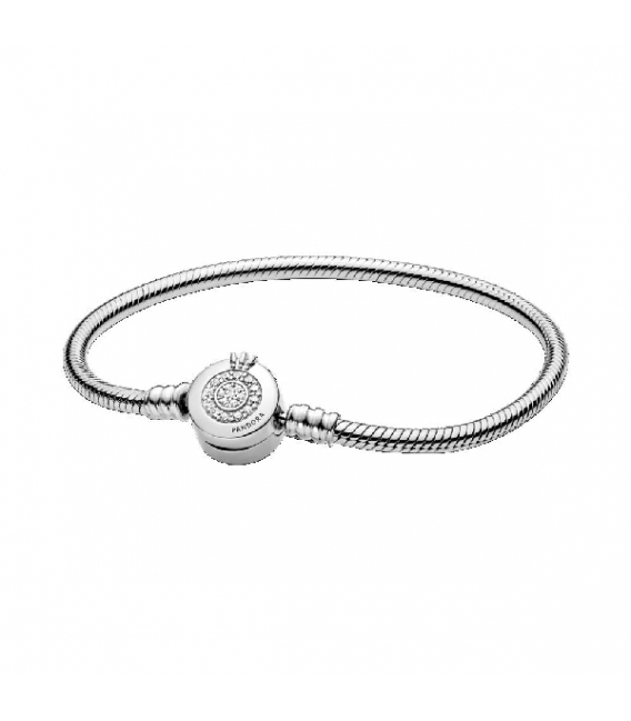 Pulsera Pandora en plata de ley Corona O Brillante - 599046C01-17