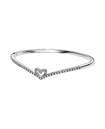 Pulsera Pandora Corazón Espumoso Brillante - 599297C01-2