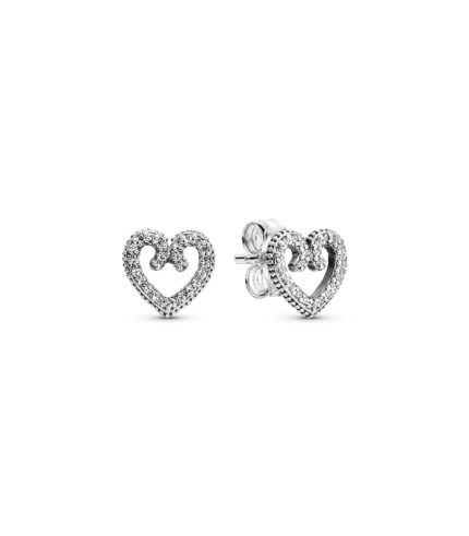 Pendientes Pandora Remolinos de Corazón - 297099CZ