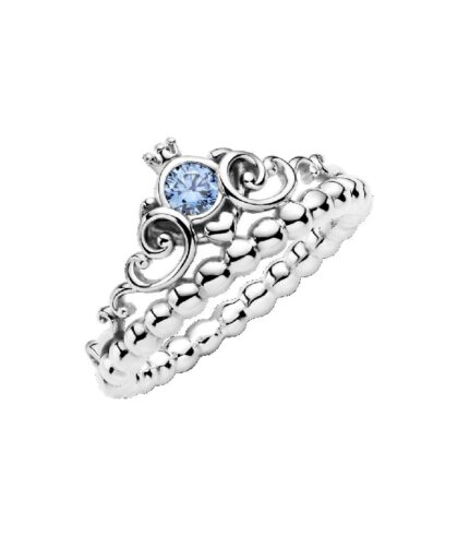 Anillo Pandora Corona Azul Cenicienta - 199191C01-54