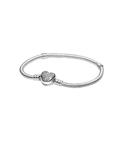 Pulsera Pandora Cierre Corazón Mickey 19 cm - 599299C01-19