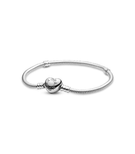 Pulsera Pandora en plata con cierre Corazón - 590719-17