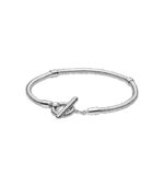 Pulsera Pandora de plata con cierre en T - 599082C00-18