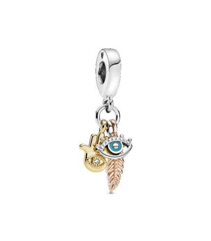 Charm Pandora Mano, Ojo y Pluma - 768785C01