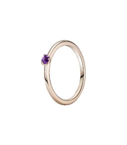 Anillo en Pandora Rose Solitario Morado - 189259C06-56