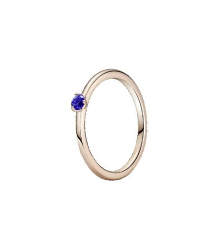 Anillo en Pandora Rose Solitario Azul Estelar - 189259C04-50