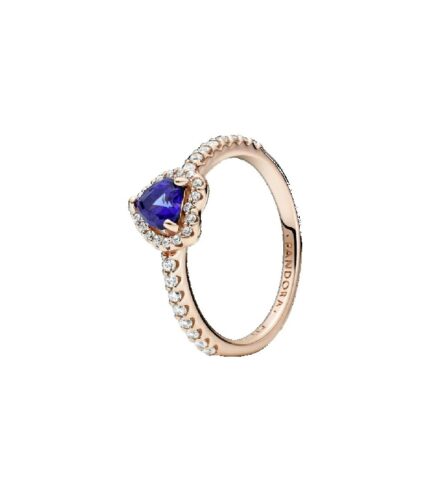 Anillo Pandora Rose Corazón Azul Brillante - 188421C01-54