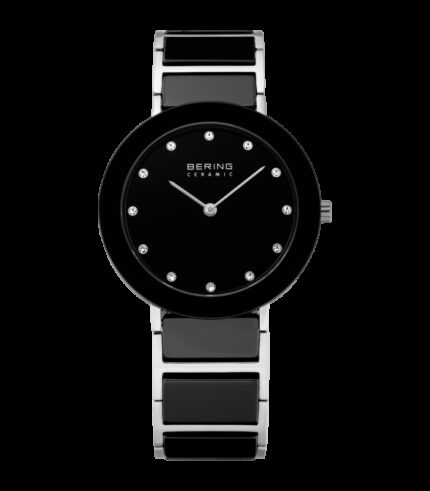 Reloj Bering Mujer Cerámica Negra Acero - 11435-749