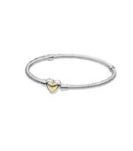 Pulsera Pandora Moments con cierre de plata y oro - 599380C00-18