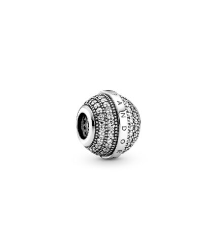 Charm Pandora Pavé & Logo - 799489C01