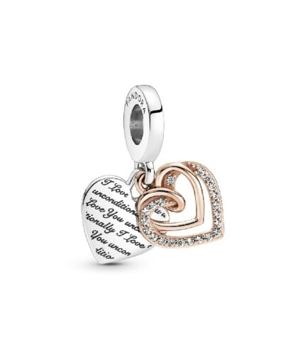 Charm Pandora Corazones Entrelazados - 781062C01