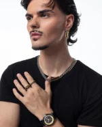 Anillo Viceroy Bicolor Tipo Sello con Placa - Abraham Mateo - Imagen 2