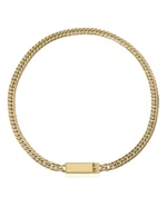 Collar Viceroy de Acero Dorado - Abraham Mateo