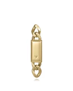 Pendiente Viceroy de Acero Dorado de Cadena con Placa - Abraham Mateo