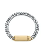 Pulsera Viceroy de Acero Bicolor con Placa - Abraham Mateo