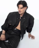 Pulsera Viceroy de Acero Negro con Placa - Abraham Mateo - Imagen 2