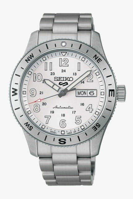 Reloj Seiko 5 Sports Field 41 mm Acero Esfera Blanca